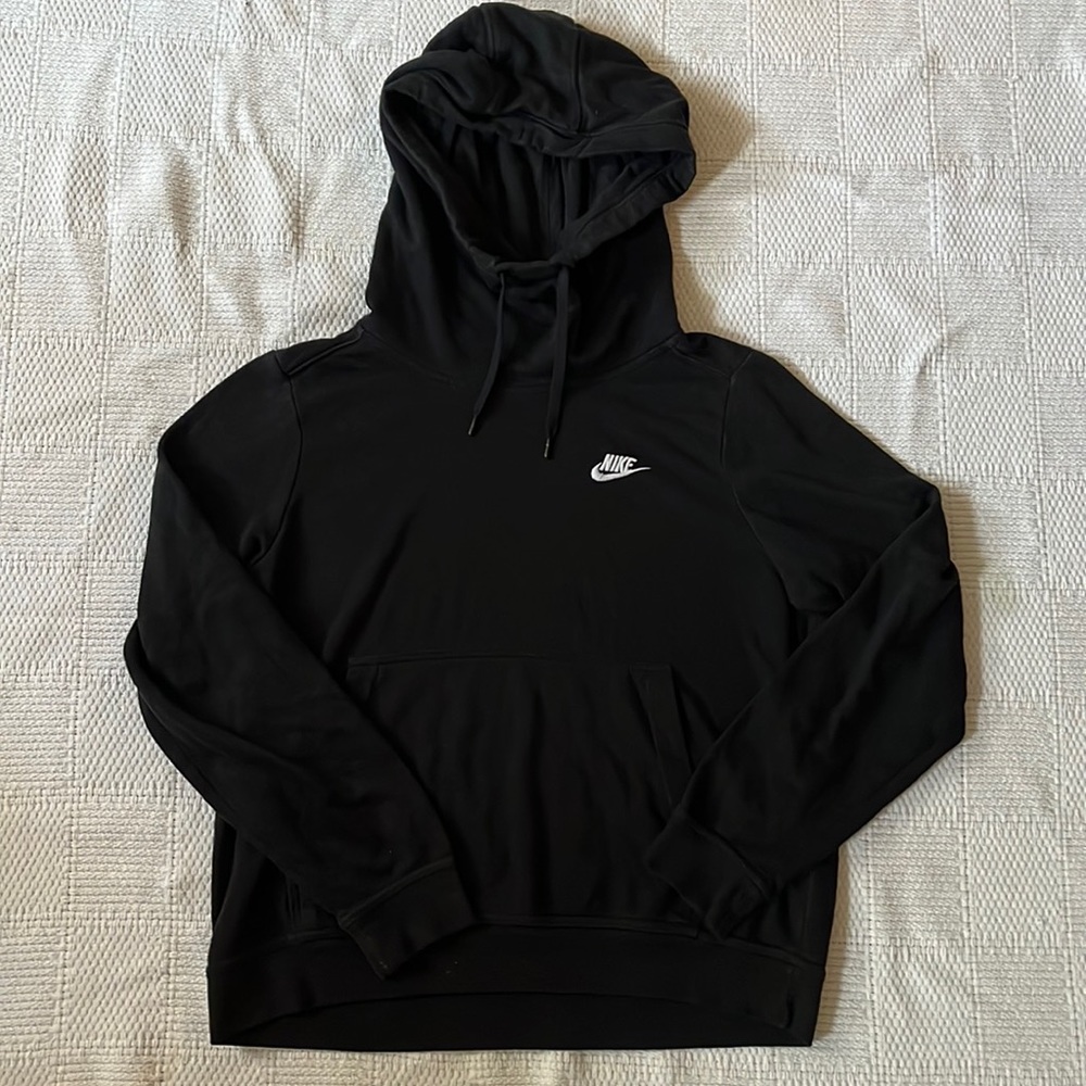 black nike funnel neck sweatshirt, size small